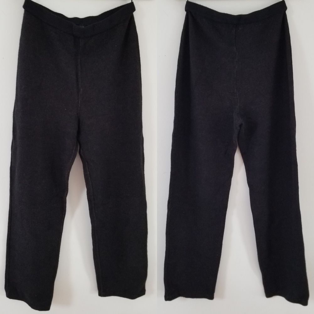 VTG Spanner Wool Black Pull-On Highwaist Pants